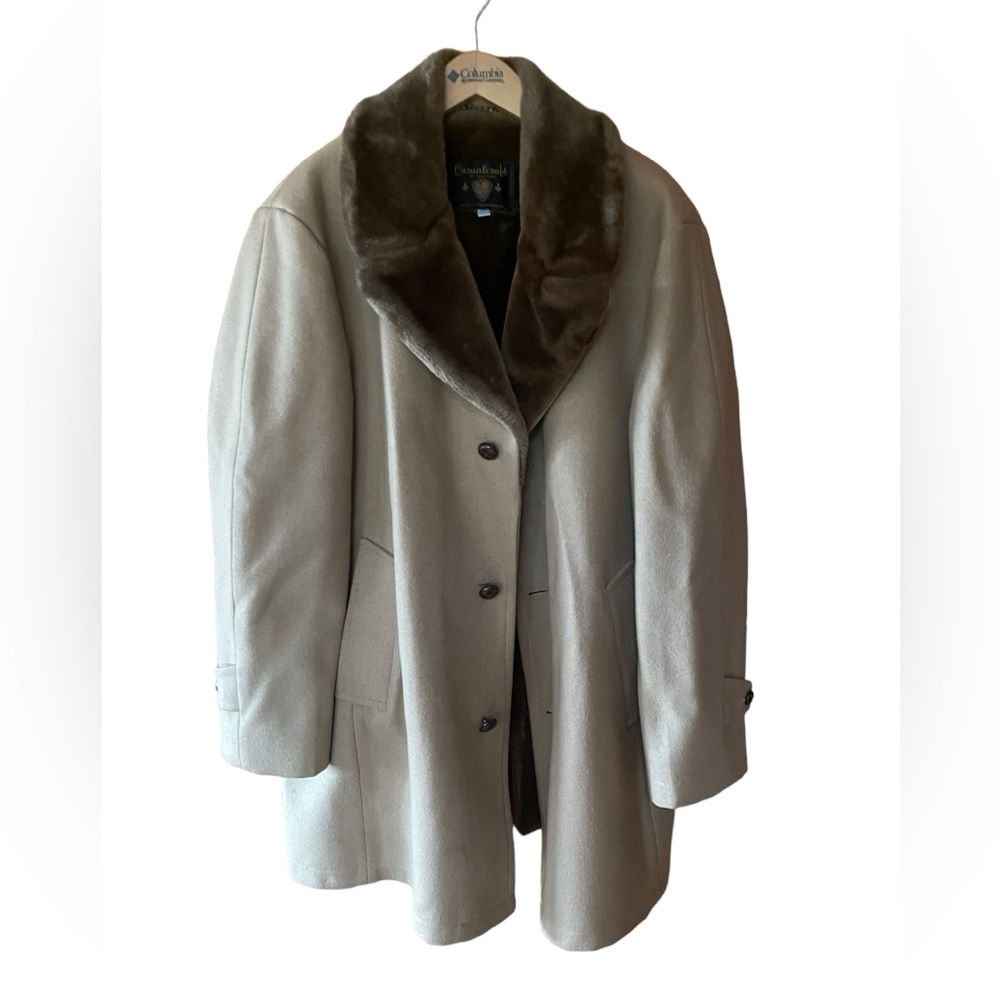 Vintage Casualcraft Wool Blend Button Down Coat